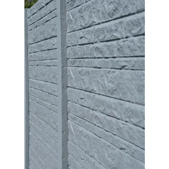 Clôture béton Fencestone 200x231cm double face