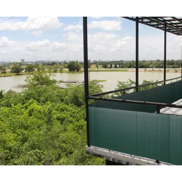 Canisse PVC vert 150x500cm