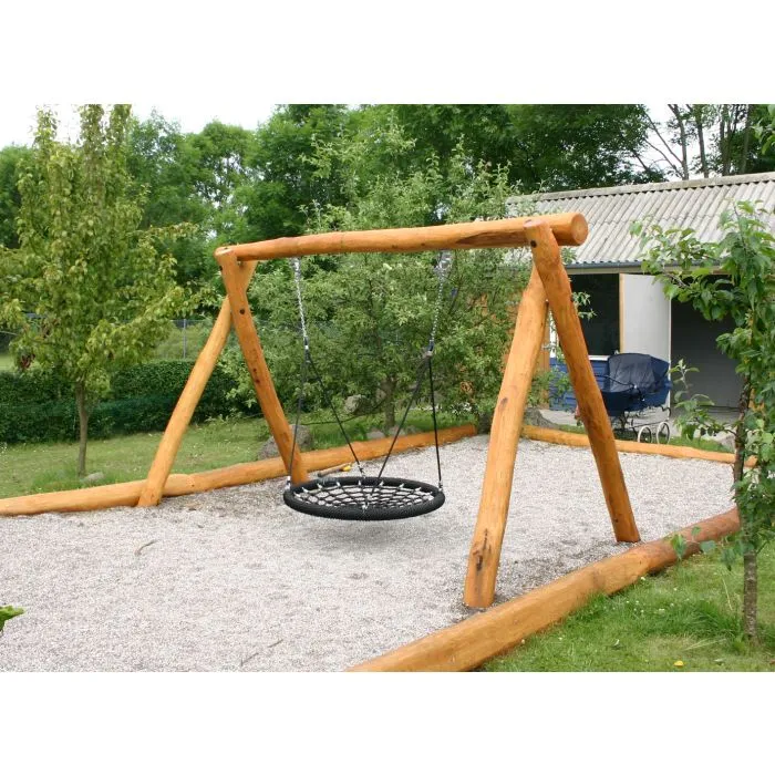 Jeu Extérieur Familial Balançoire Nid D'Oiseau Yorbay 100cm - Capacité 300kg, Pour Enfants Et Adultes Intérieur/Extérieur Hamac Rond Enfant Extérieur