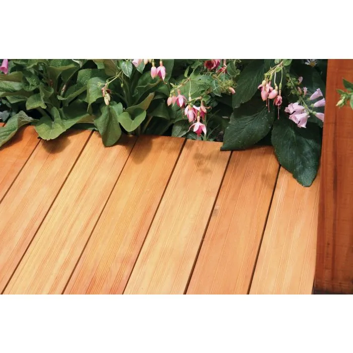 Lame de terrasse bois exotique Bangkirai 365cm (21x145mm)
