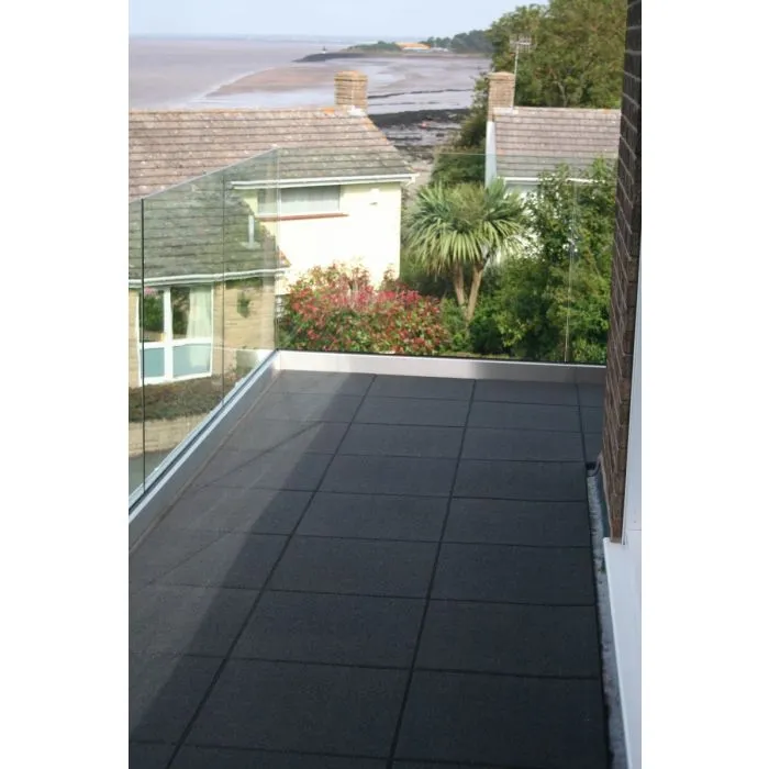 Dalle caoutchouc vert 500x500x25mm (m2)