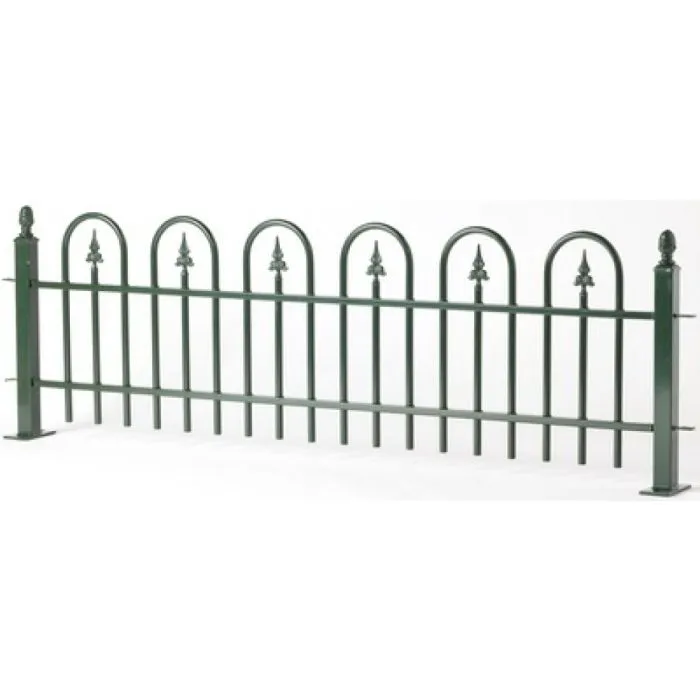 Grille de Clôture en Fer Forgé Basic 190x60cm