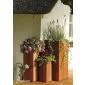 Jardiniere bois dur carré 70x30x30cm