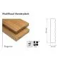 Lame de terrasse thermo chauffé  420cm (26x140mm)