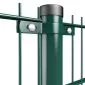 Poteau grillage double fil acier enduit poudre 300cm